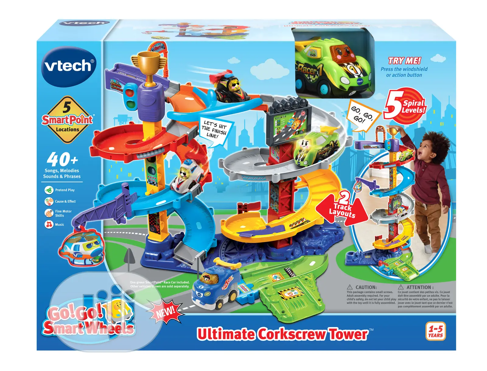 Vtech Go! Go! Smart Wheels Ultimate Corkscrew Tower