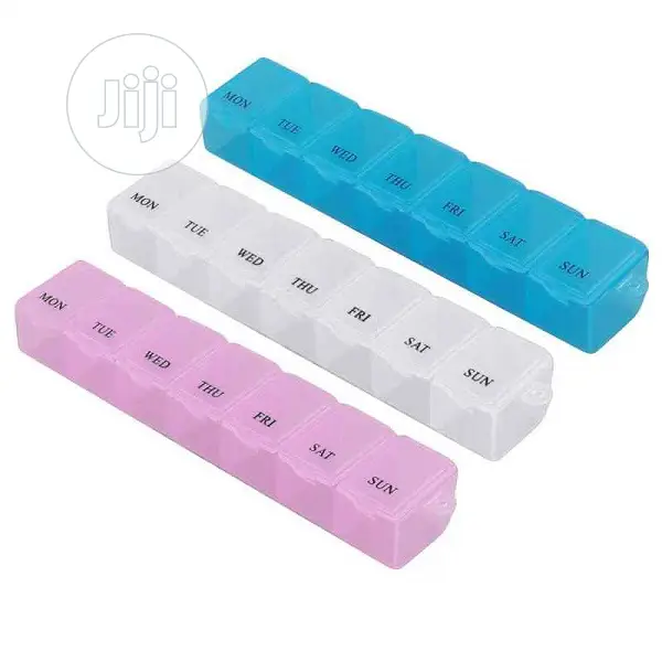 1pc Pill Box Tablet Dispenser Organizer Case
