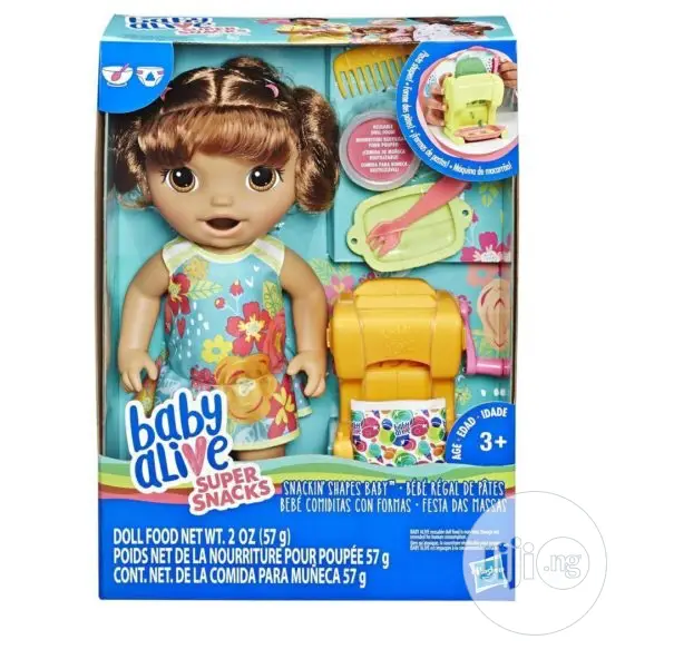 Baby Alive Snackin’ Shapes: Baby Doll (Brown Hair)