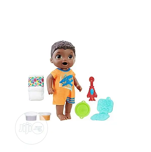 Baby Alive Super Snacks Snackin’ Luke – Black Hair