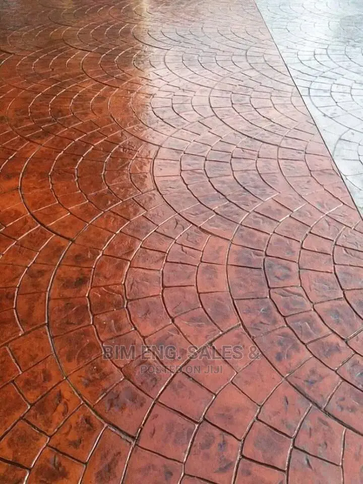 Color Hardener Stamped Concrete Floor Design Mart Release