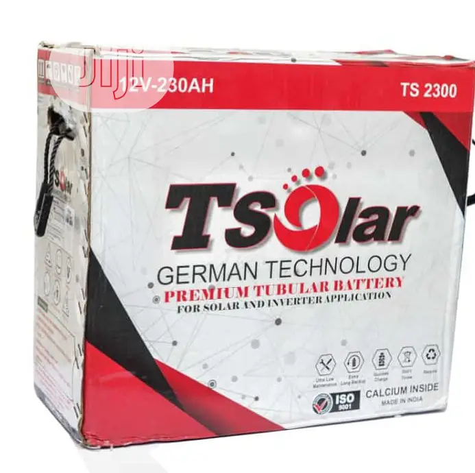 Tsolar Tubular Battery 12v230ah