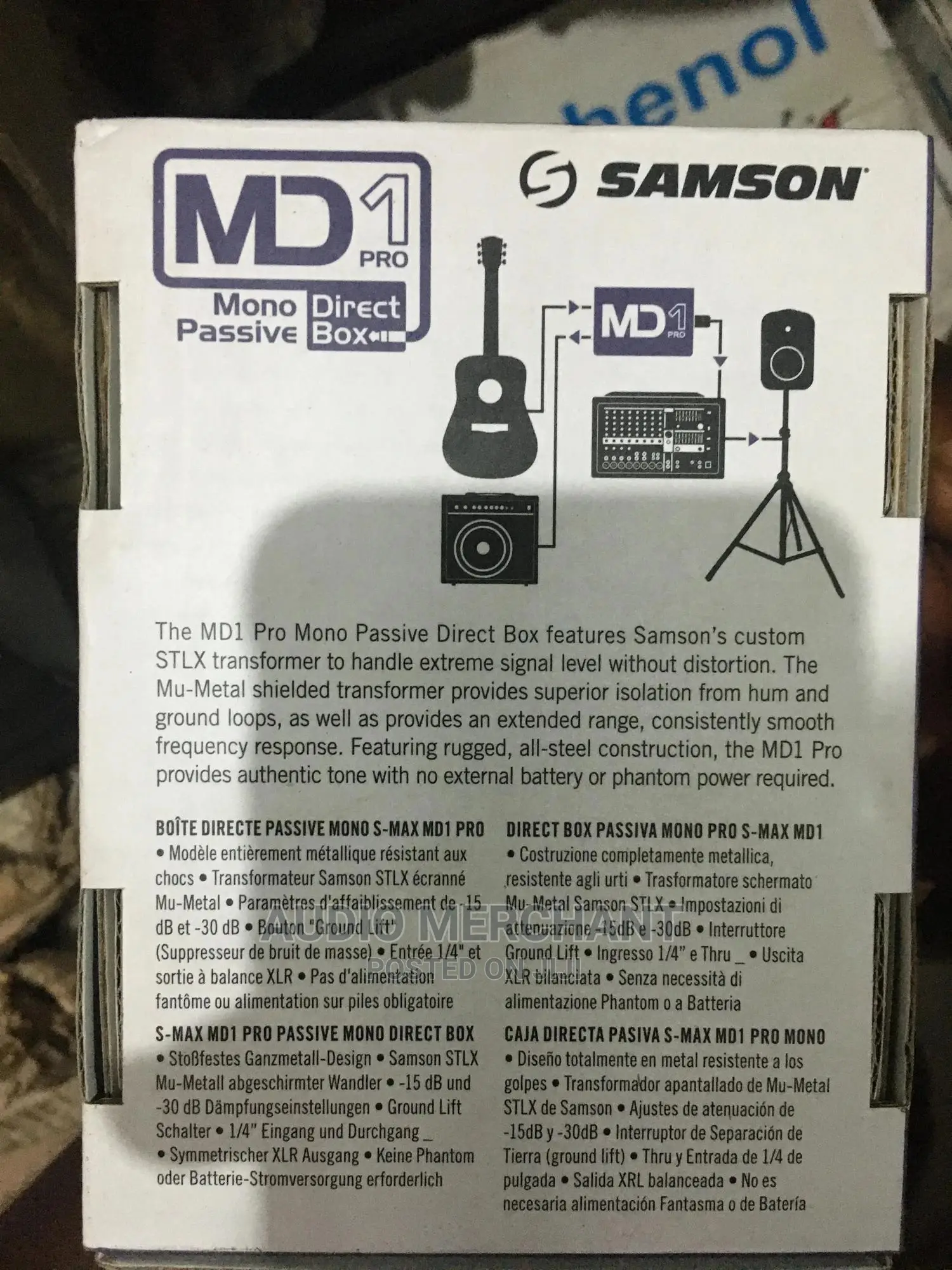 Samson MD1 DI Box