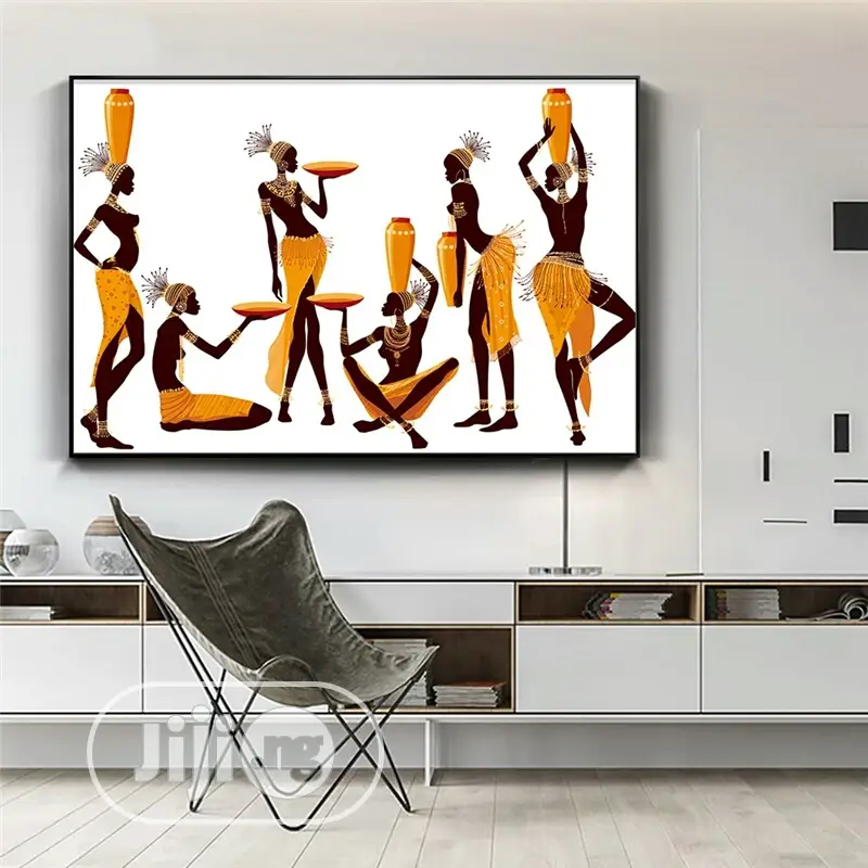 Abstract African Women Artwork