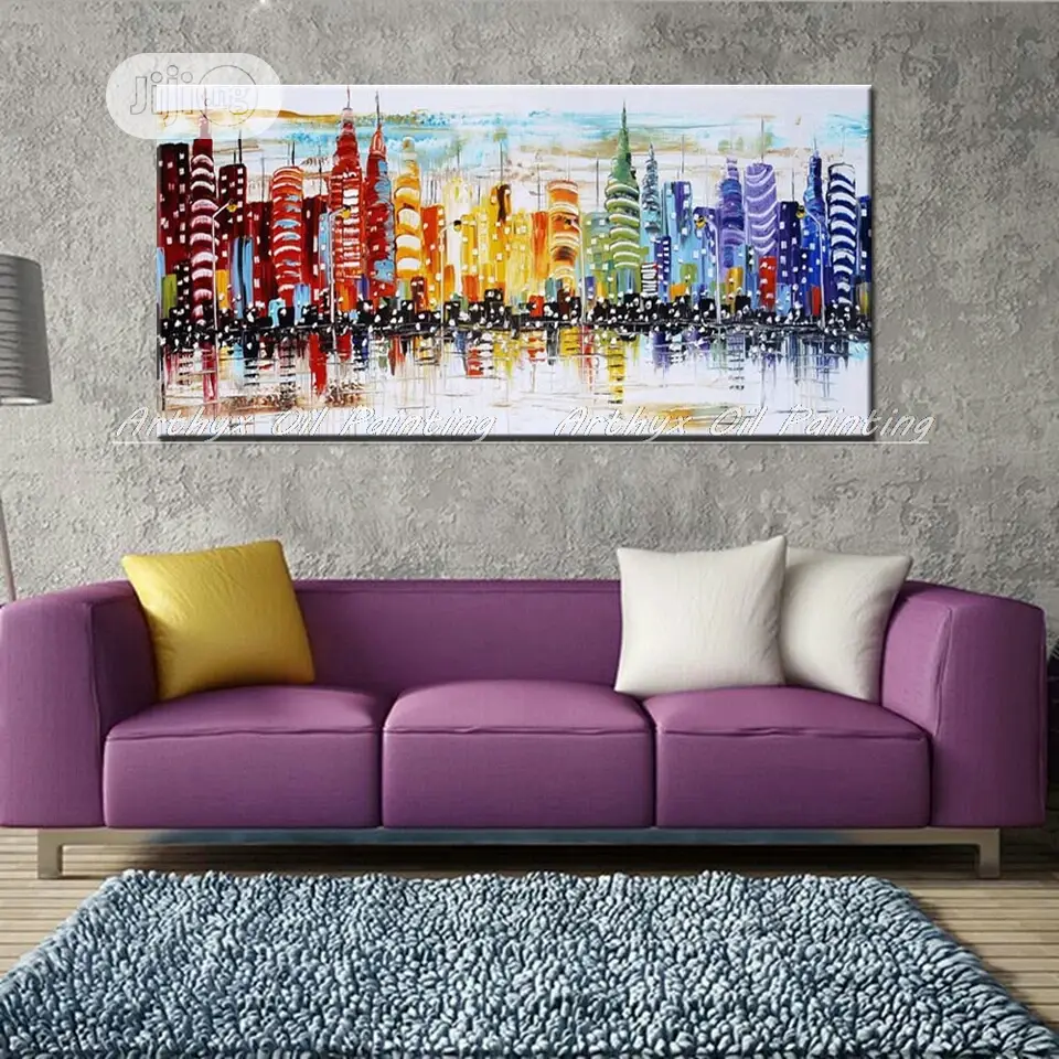 Arthyx Hand Painted Knife City Building
