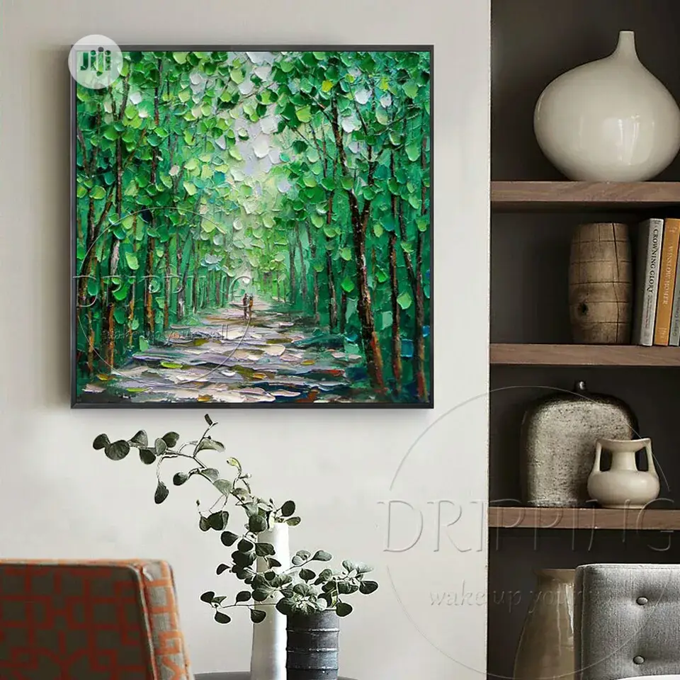 Artist Hand-Painted High Quality Modern Abstract
