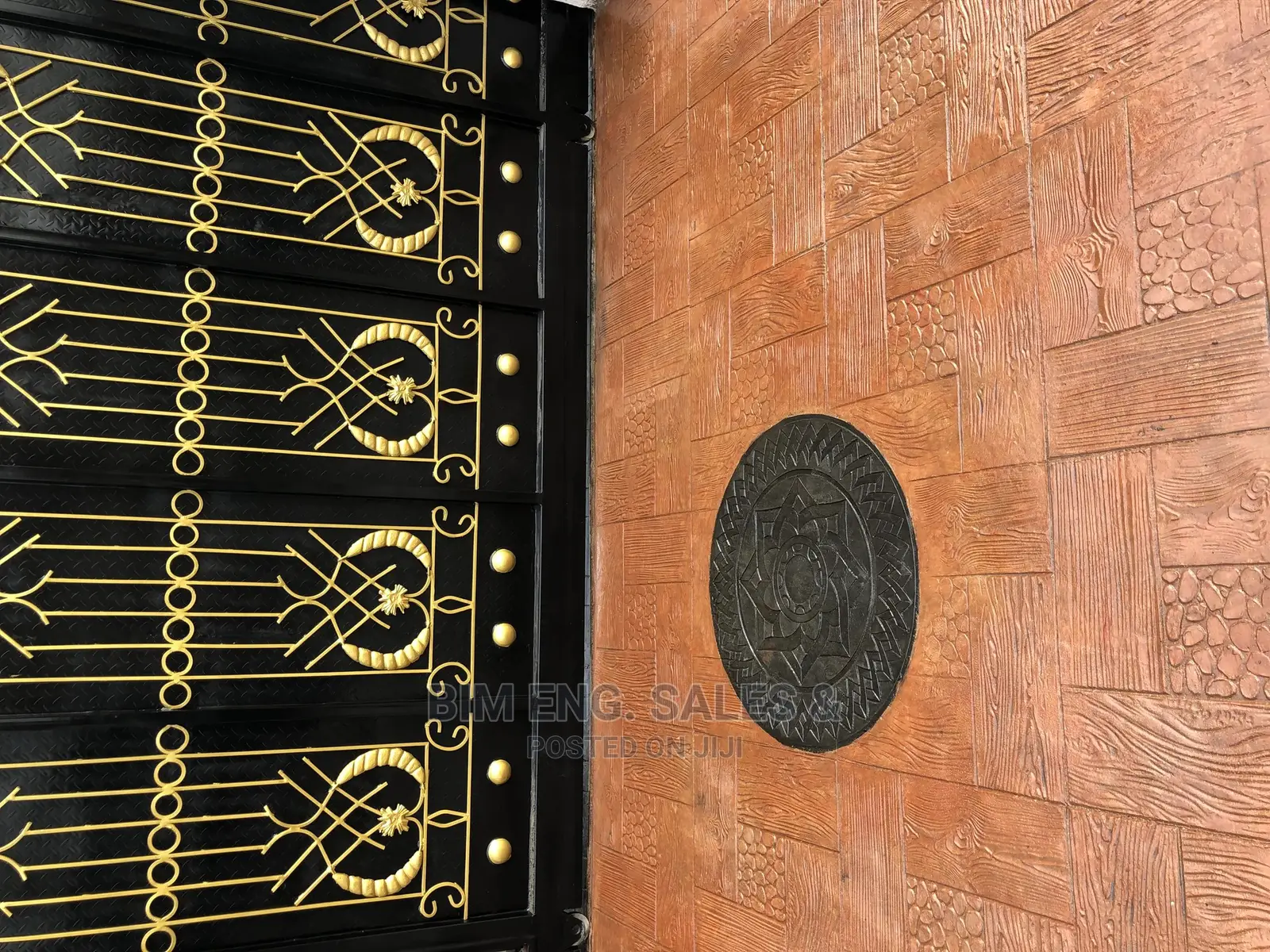 Floor Design Interior Exterior Stamped Concrete Colored