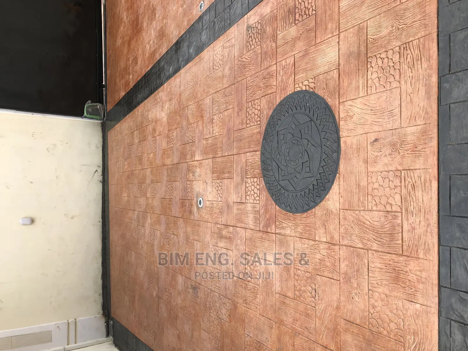 Concrete Stamped Compound Floor Polishing Design Color