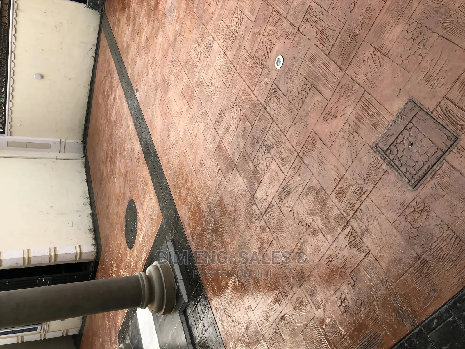 Concrete Stamped Floor Turkish Floor Design Pattern