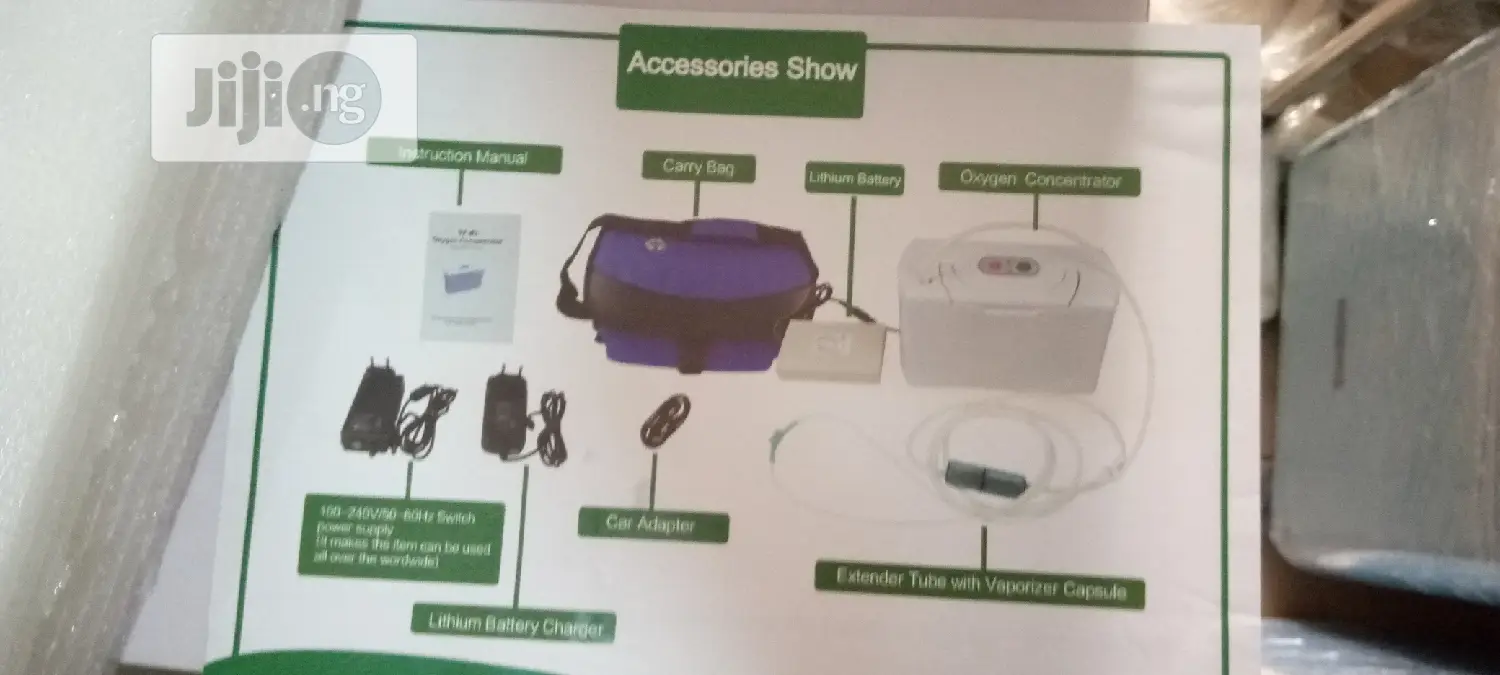 Oxygen Concentrator With Battery Backup