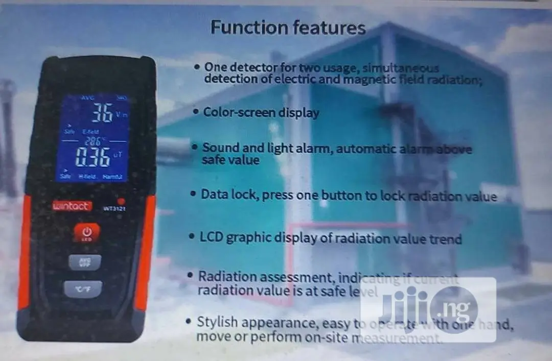 Wintact Wt3121 Lcd Electromagnetic Radiation Detector