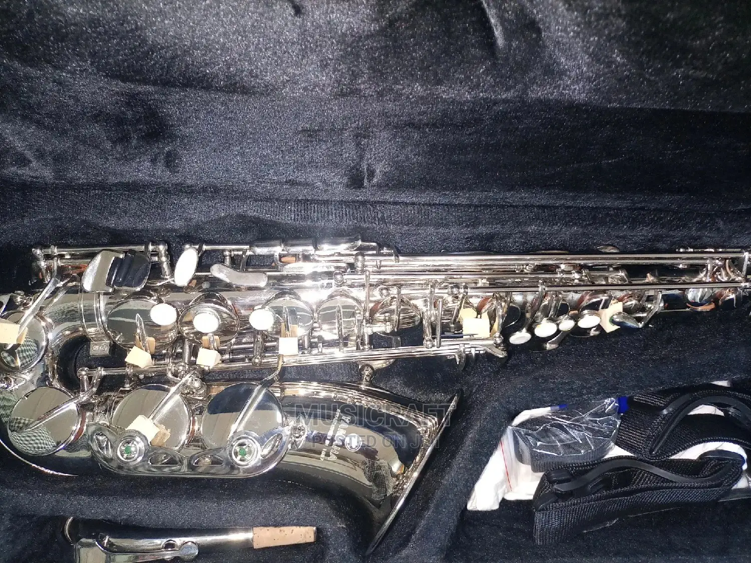 Silver Yamaha Alto Saxophone