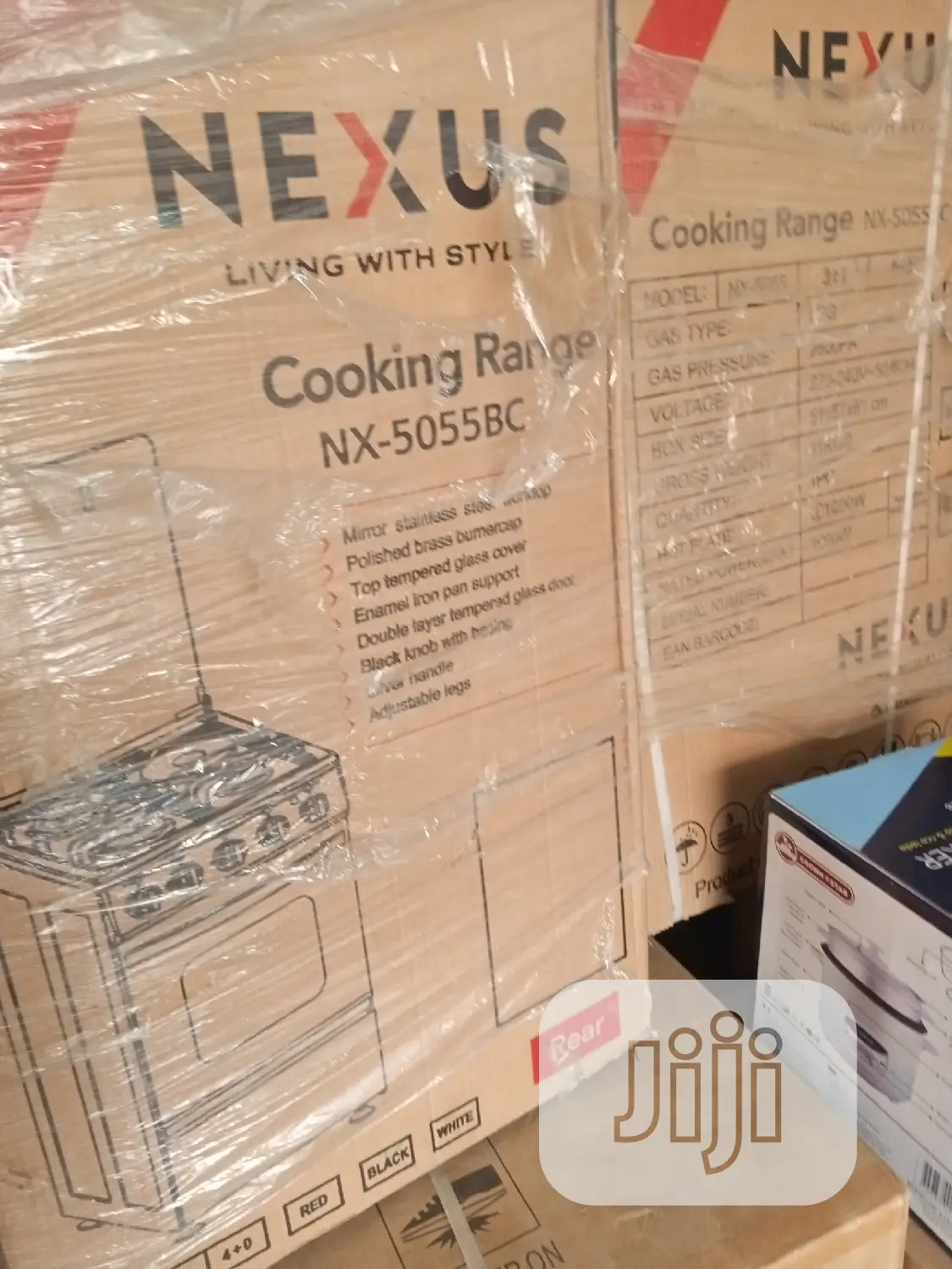 Nexus 3 Burner +1 Electric Standing Gas Cooker
