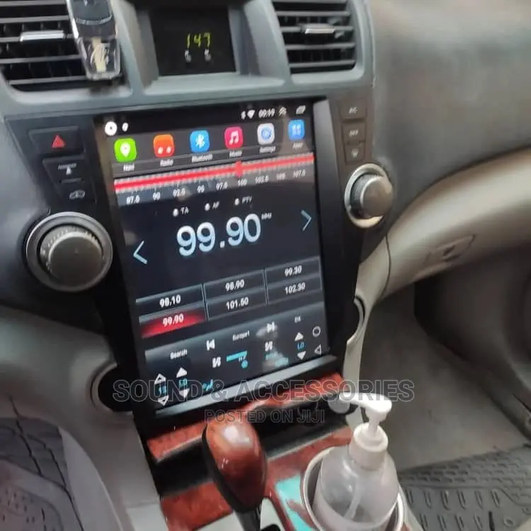 Toyota Highlander 2008-2013 Tesla Android GPS Navigtion System