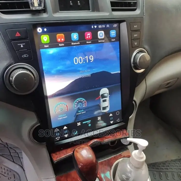 Toyota Highlander 2008-2013 Tesla Android GPS Navigtion System