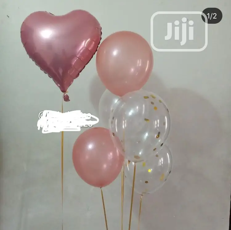 Red Heart Balloons