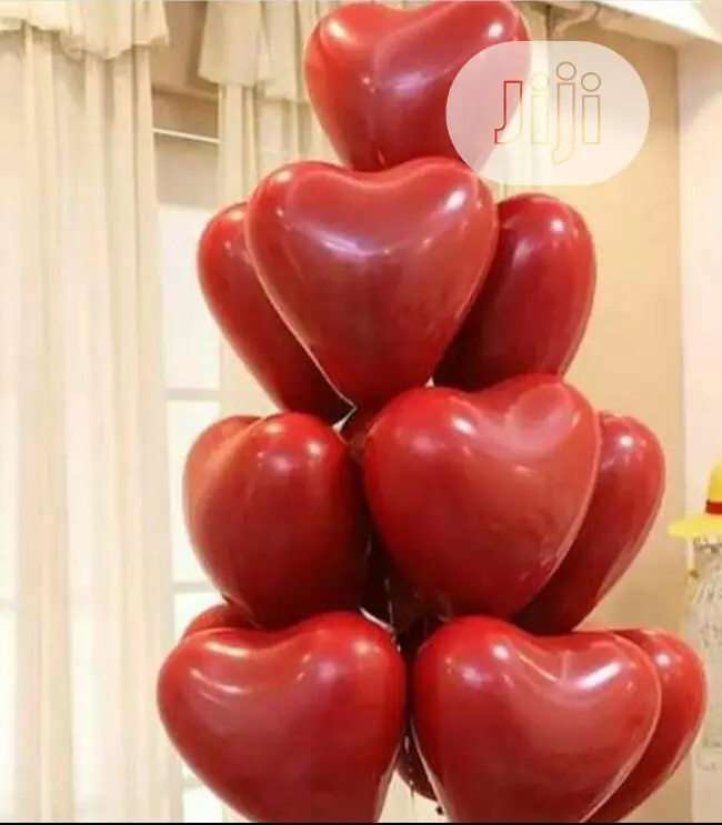 Red Heart Balloons