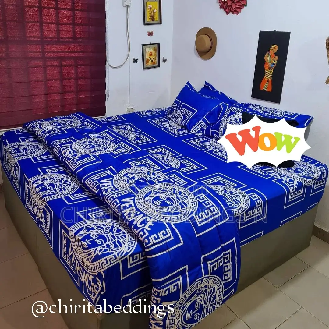 Beautiful Bedsheets,2 Pillowcases and Duvet (4by6)