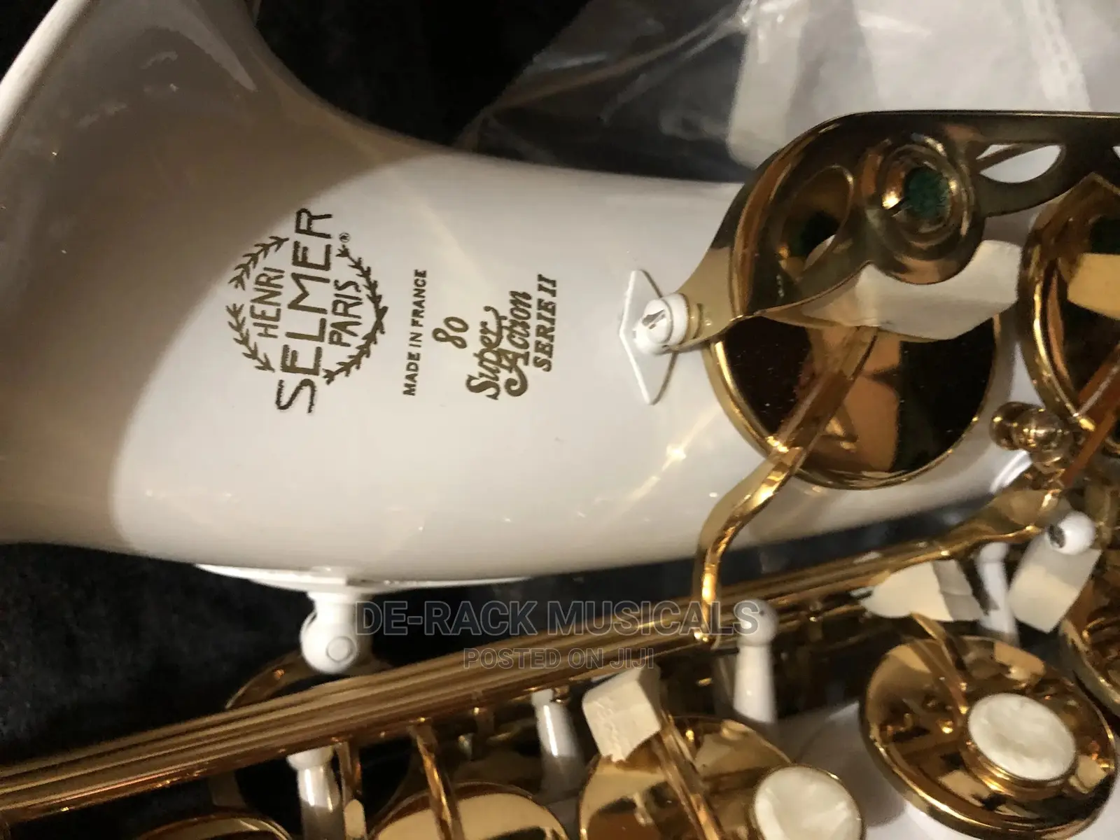 The Best Quality Selmer Alto Saxophone White as Gold Colour