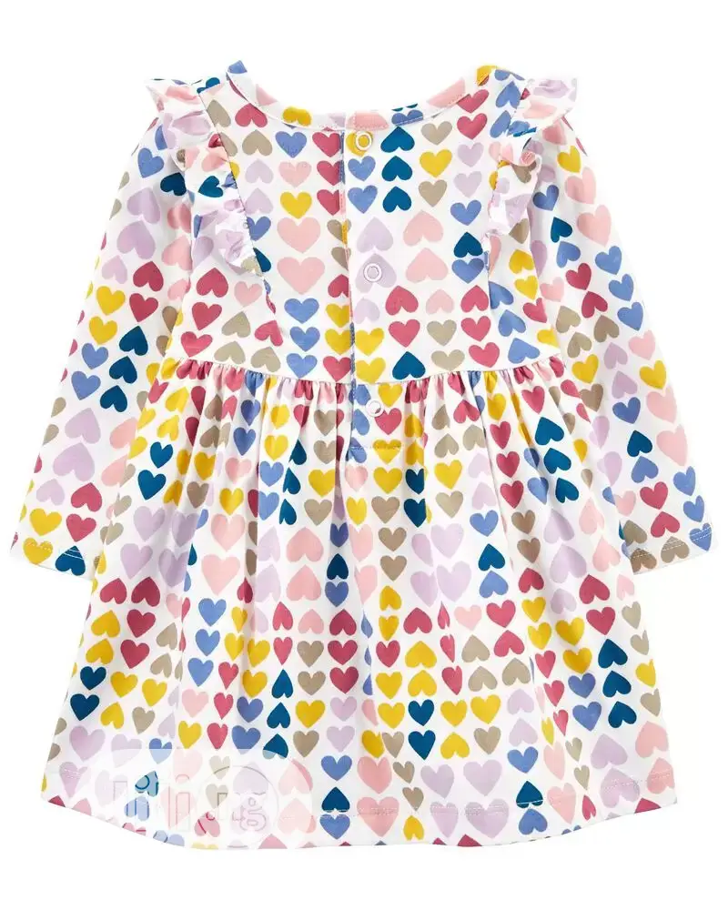 Carter's Heart Jersey Dress