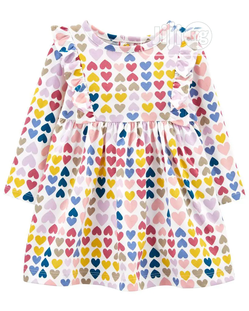 Carter's Heart Jersey Dress