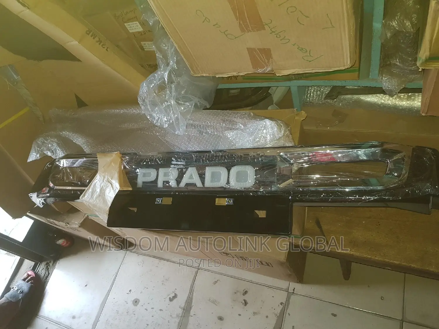 Front Bumper Padded for Land Cruiser Prado 2021 With Leds