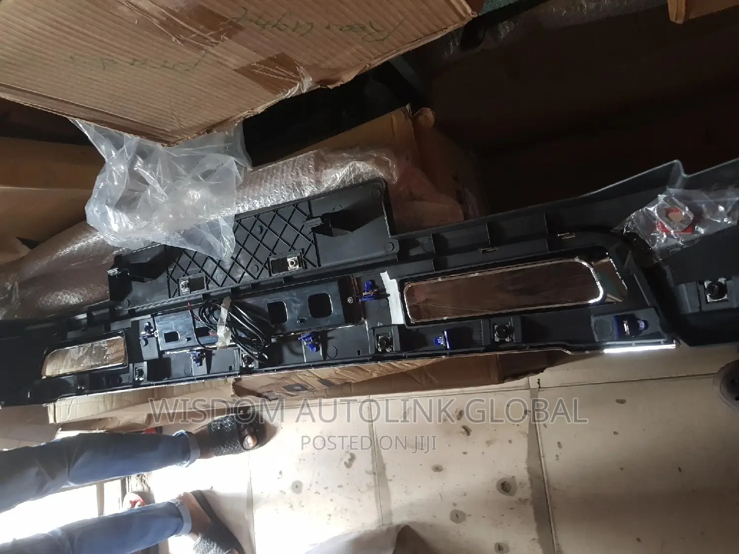 Front Bumper Padded for Land Cruiser Prado 2021 With Leds