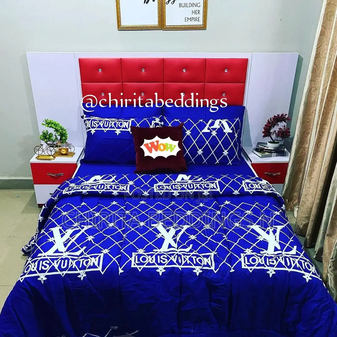 Designer's Bedspread and Duvet + 4 Pillowcases