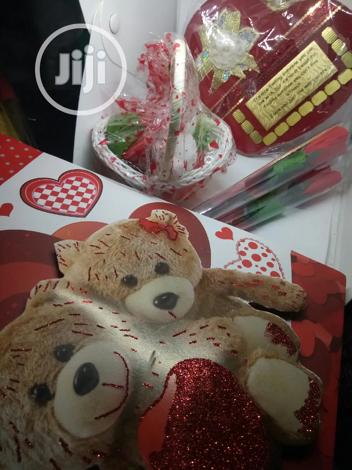 Lovers Package 02 (Frame, Rose Flower, Rose Basket Bag)