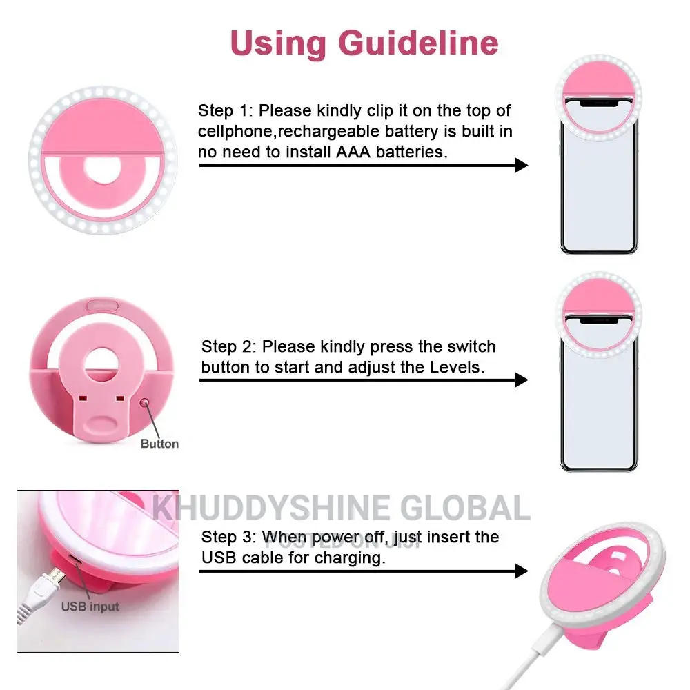 Cell Phone Selfie Ring Light