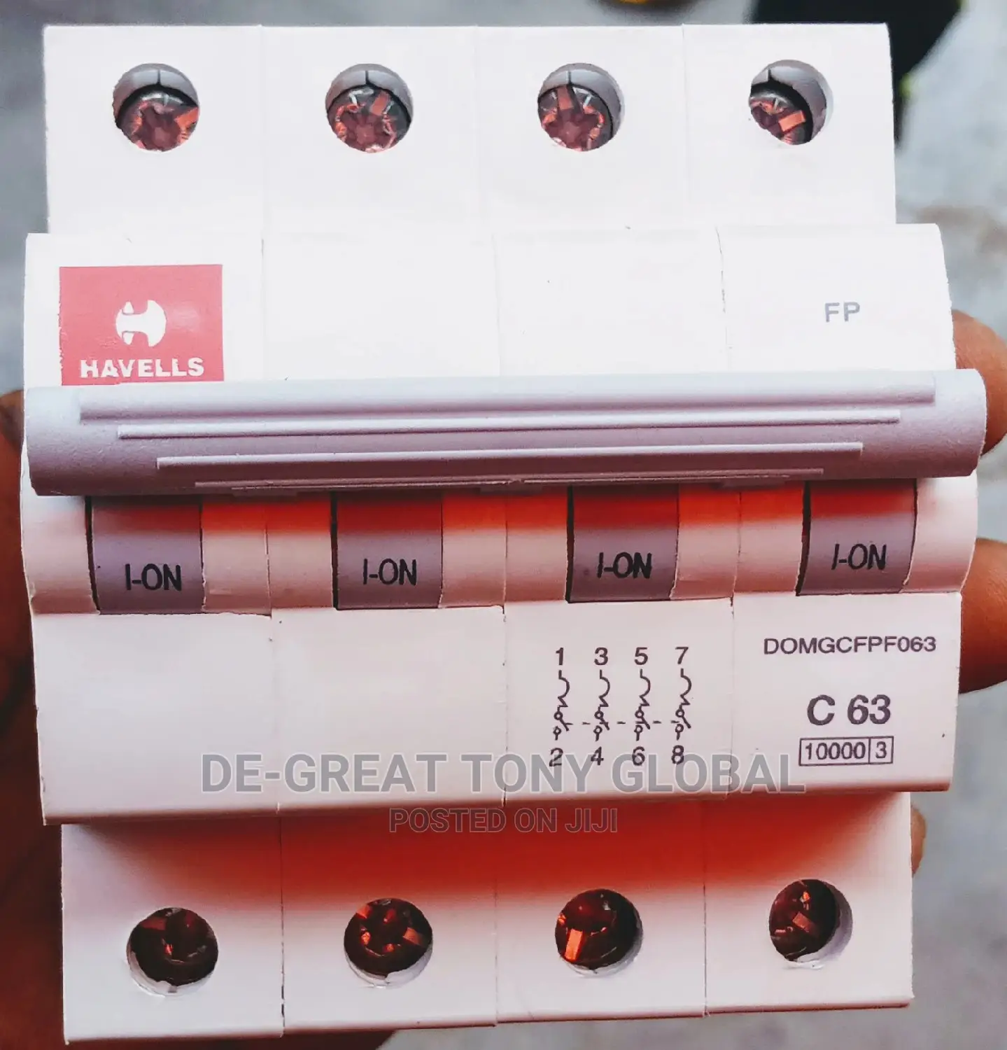 63A 4pole Breaker Havells