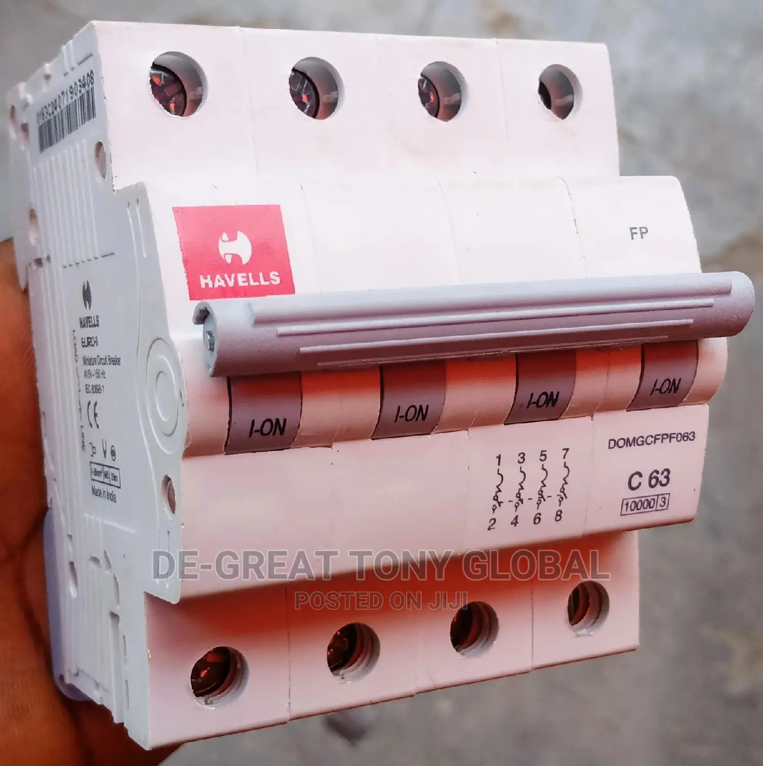 63A 4pole Breaker Havells
