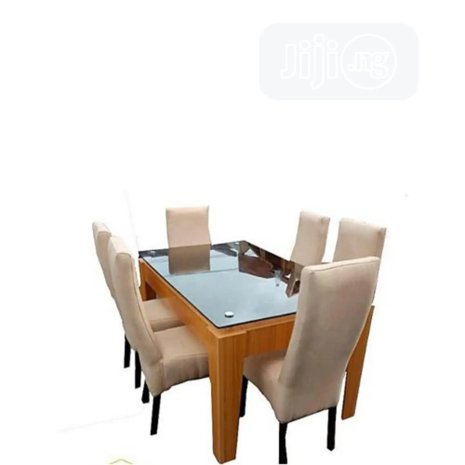 6 Seater Dinning Table With Glass Top