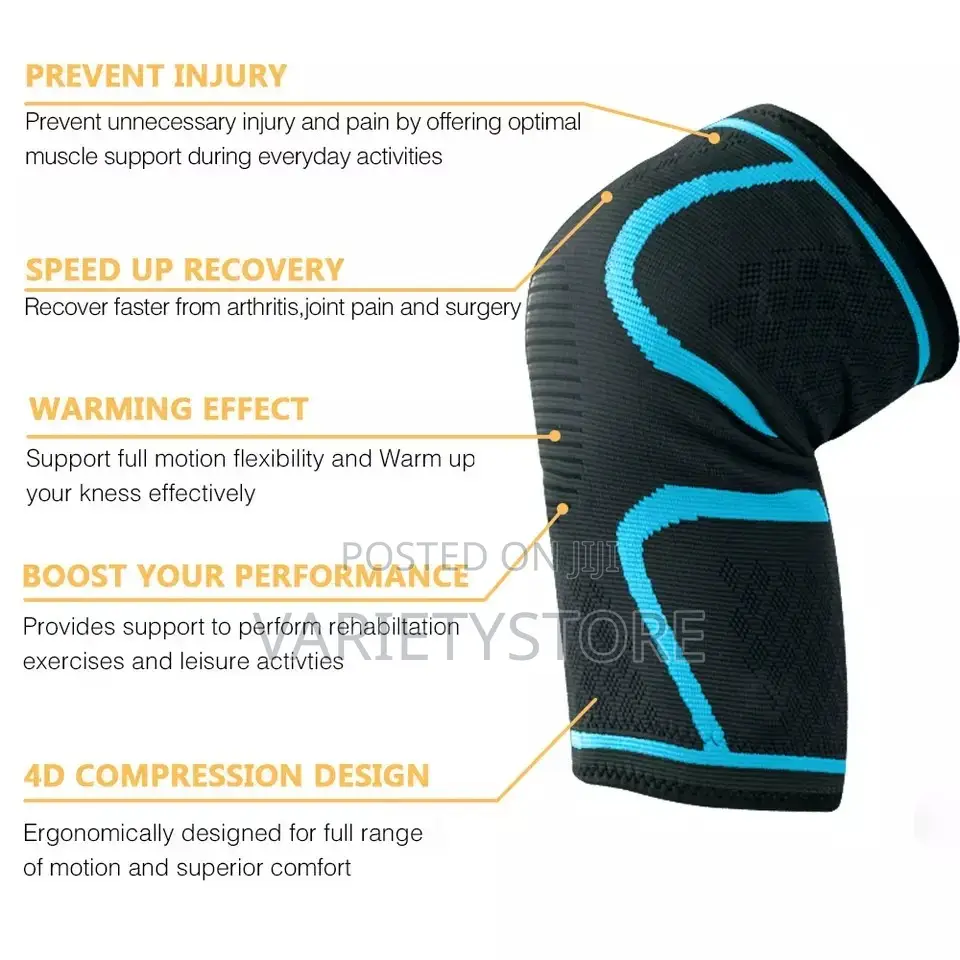 1 Piece Elastic Sports Knee Pads