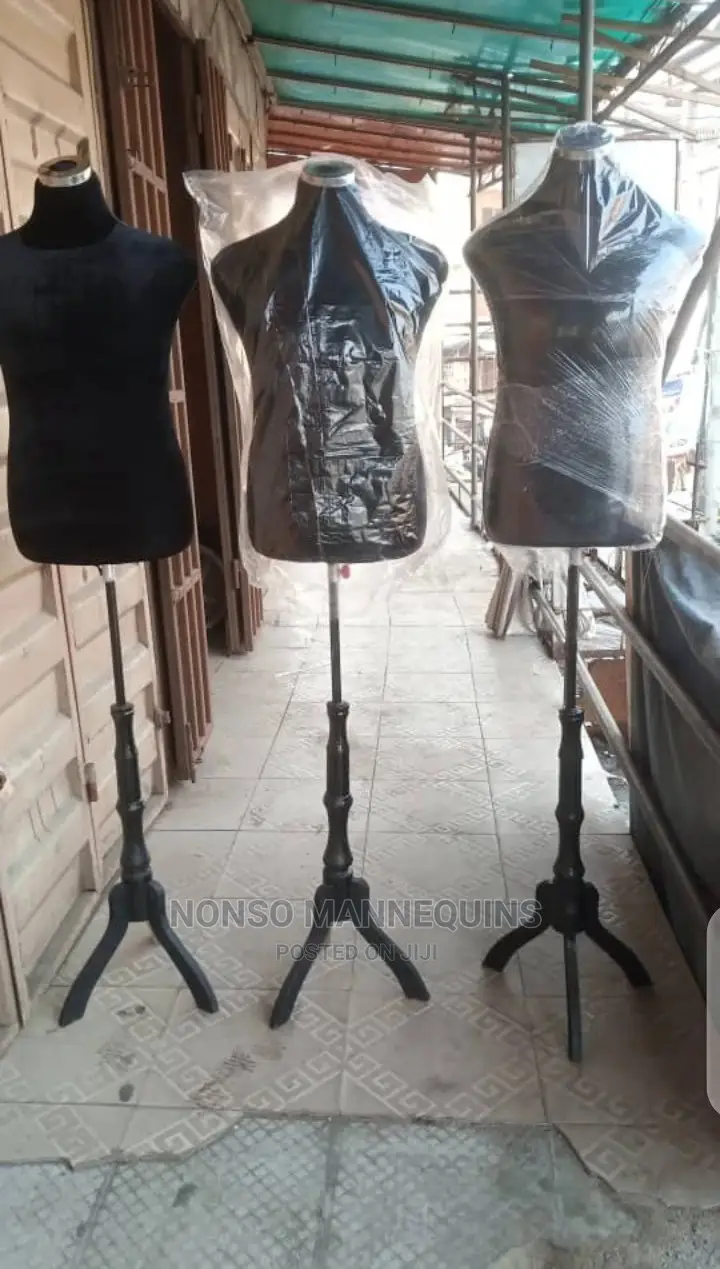 Male Pinnable Dressform With Tripod Wooden Base Stand