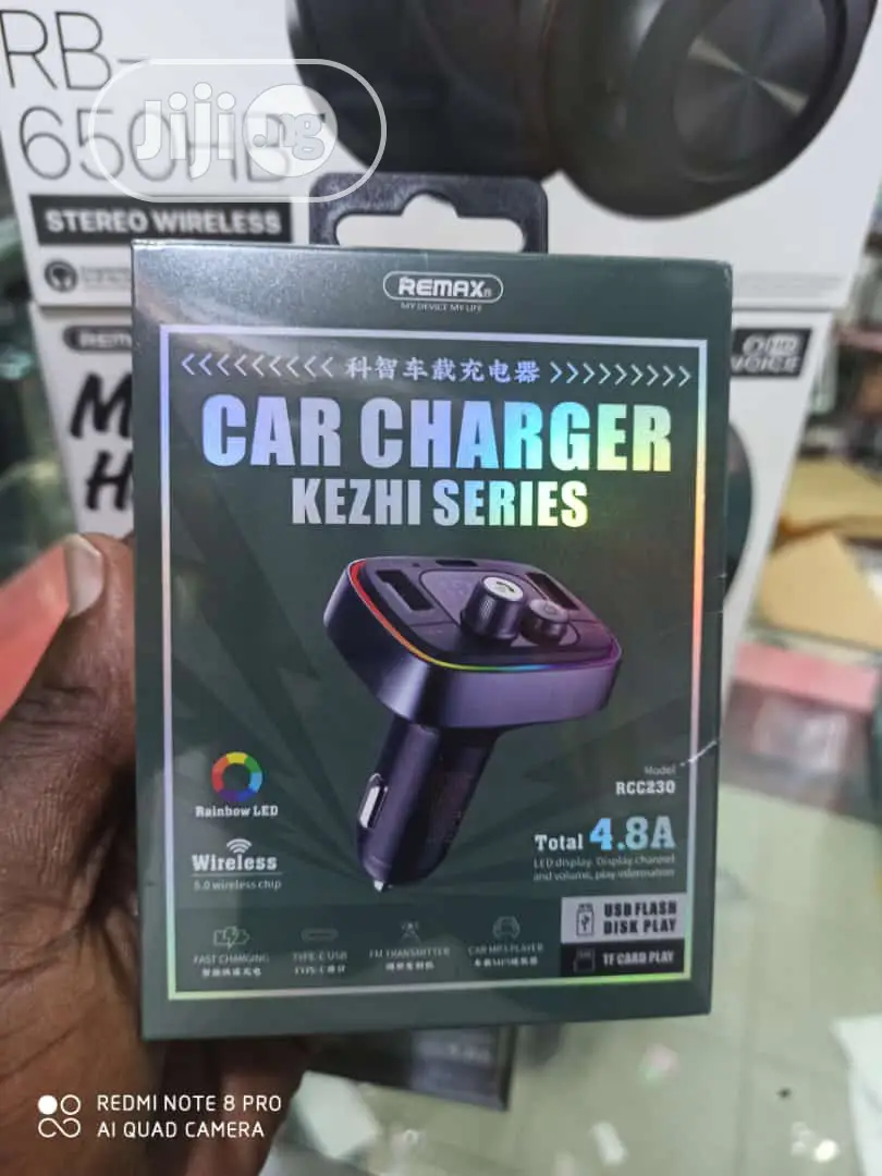 REMAX RCC230 Car Bluetooth FM Transmitter Car Charger