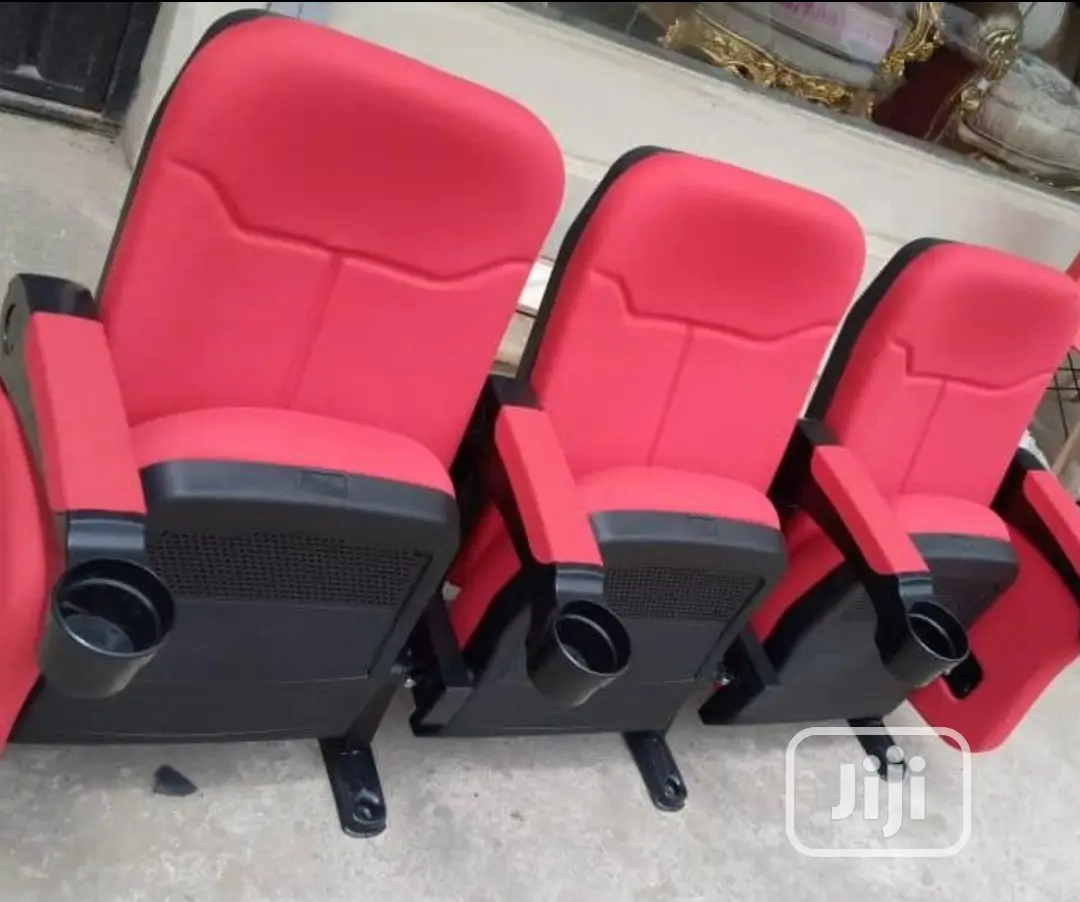 Original Imported Cup Auditorium Chair 3 in 1 Seater