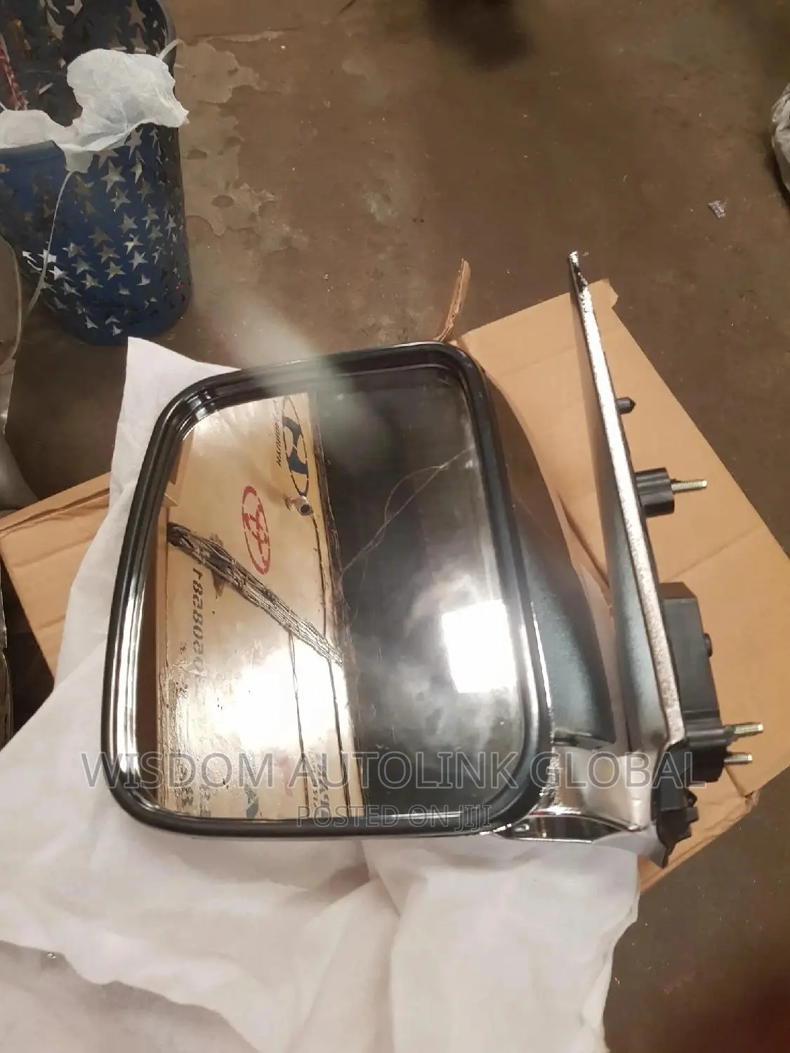 Side Mirrors for Toyota Hiace (Hummer Bus) Shiny Type