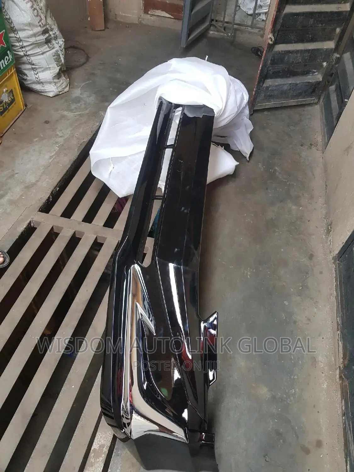 Front Bumper Padded (Spoiler) for Toyota Land Cruiser Prado