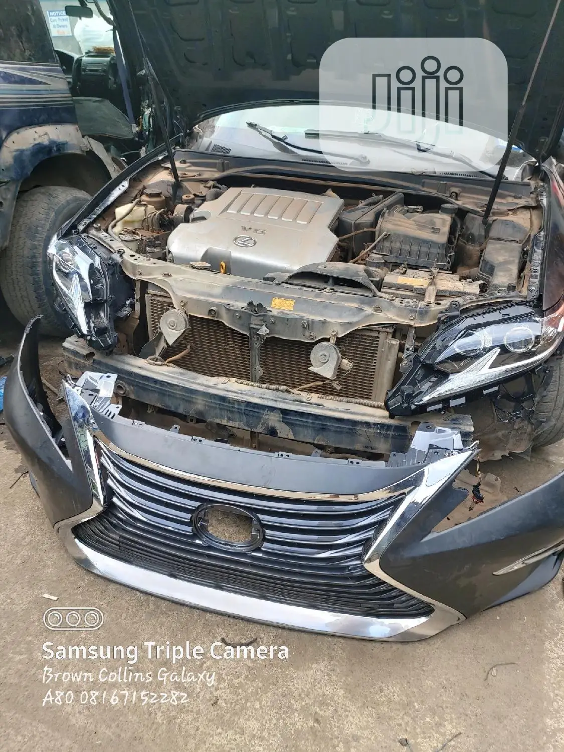 Lexus Es350 2007 Front Upgrade to 2019