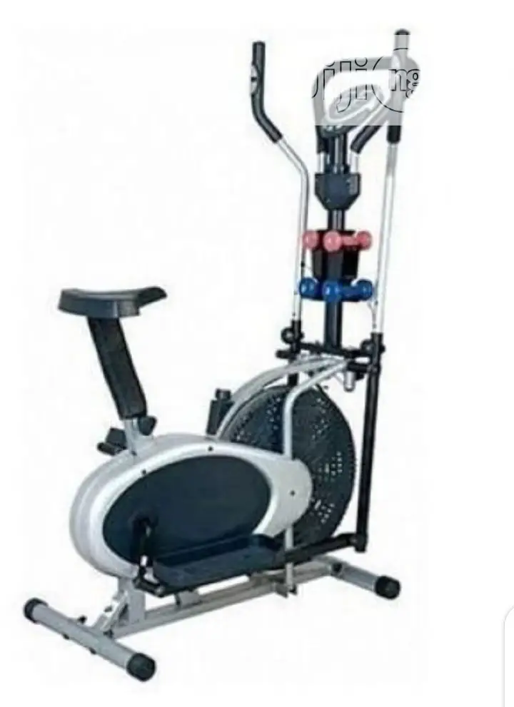 4 Handle Orbitrac Bike With Dumbbells