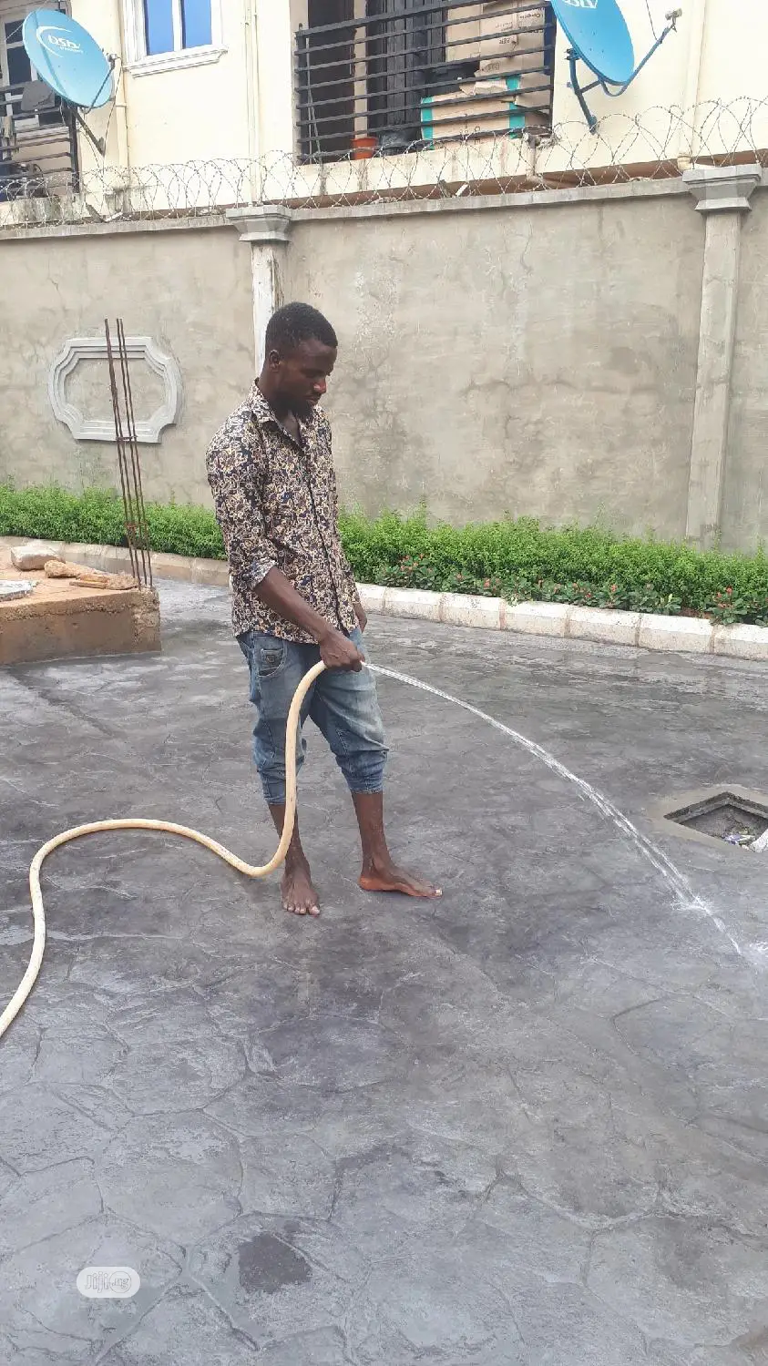 Random Stone Pattern Stamp Concrete