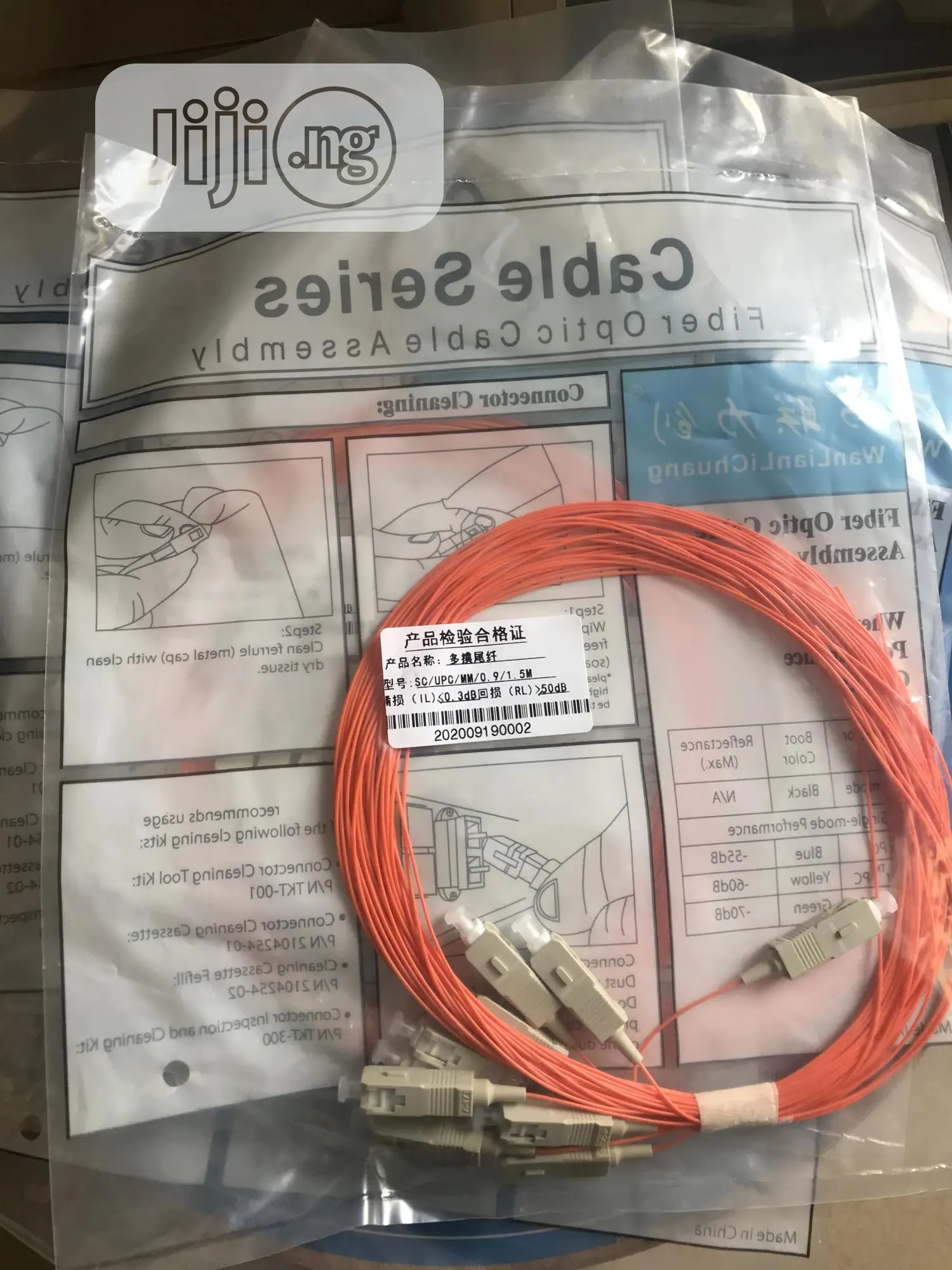 Fiber Optics Pigtails ( Single And Multi Mode) Sc And LC