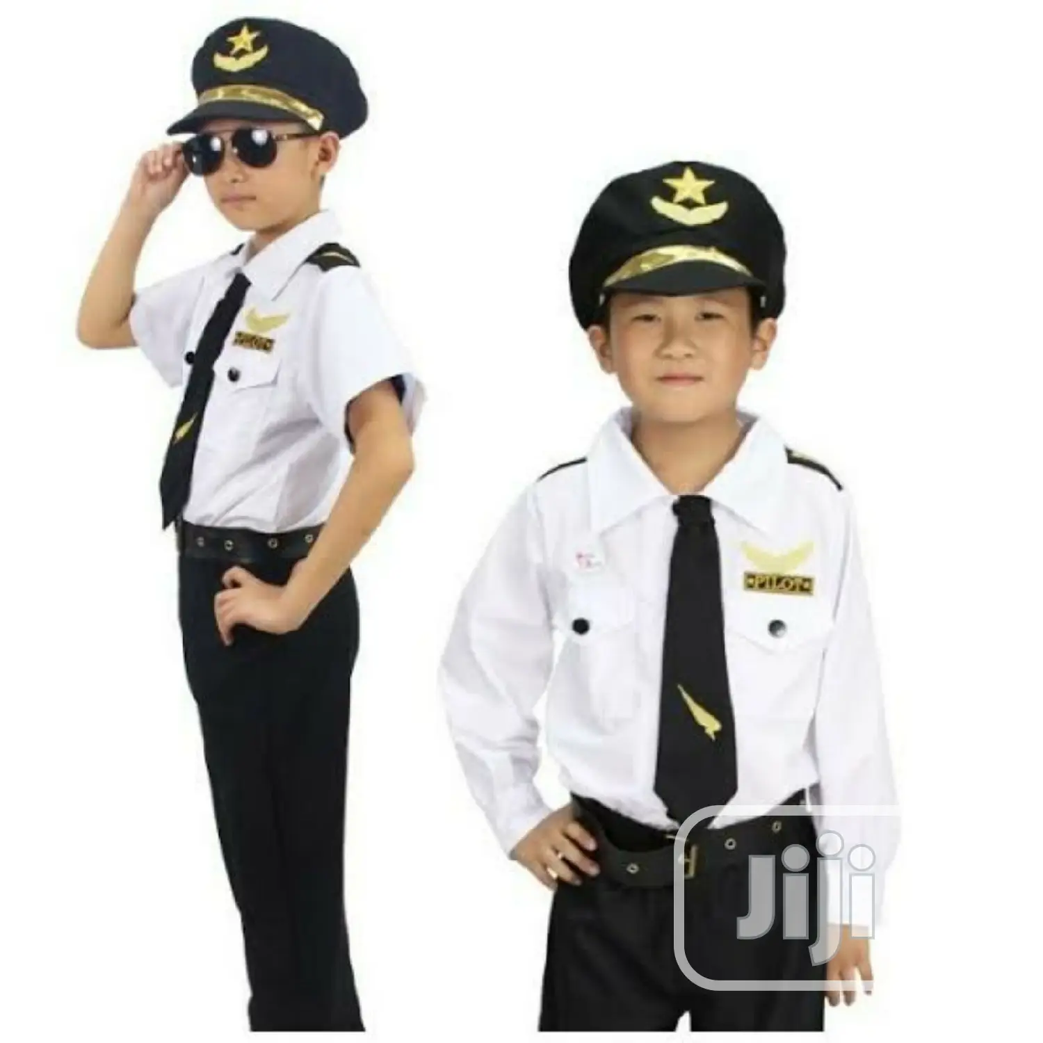 Pilot Costume for Children - Black and White