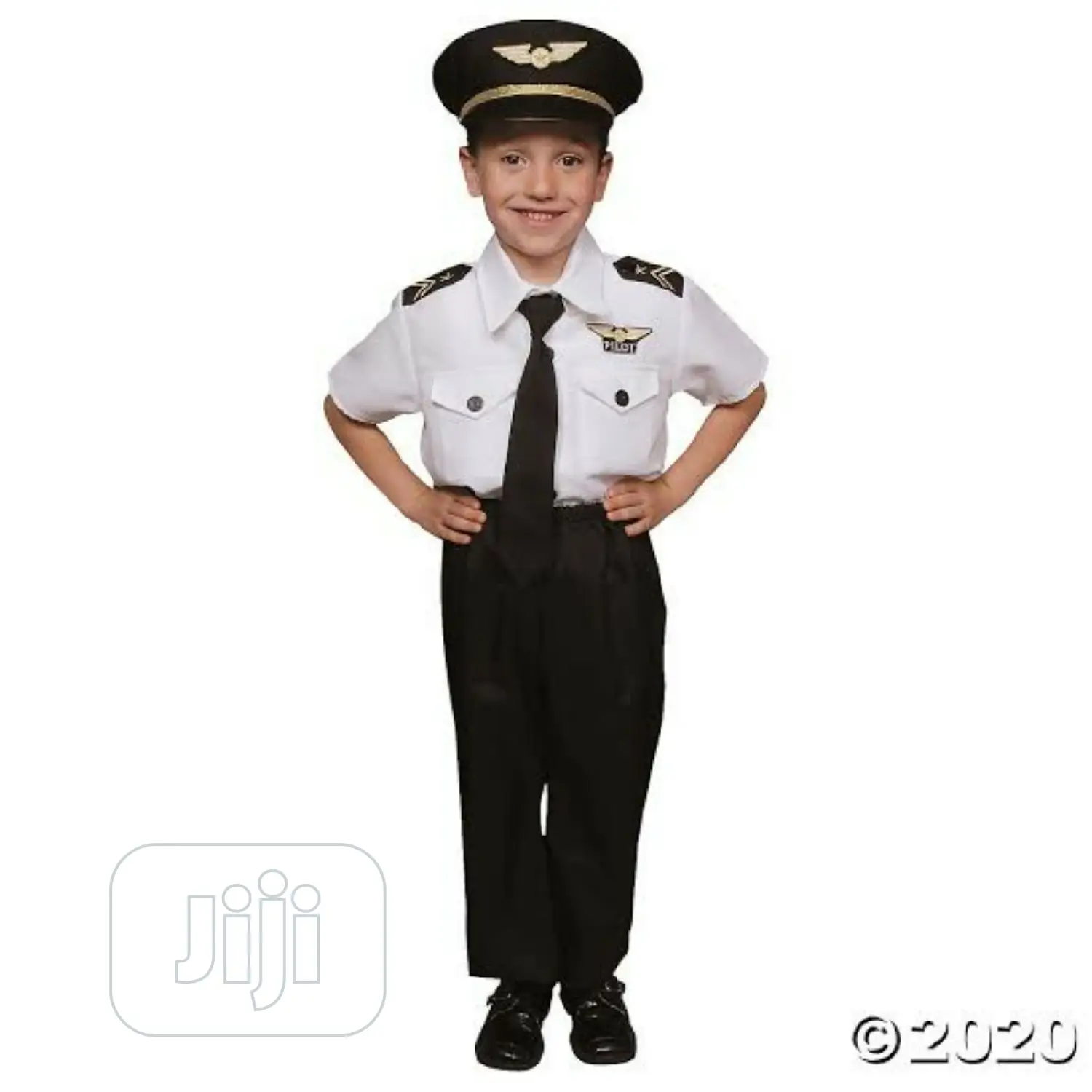 Pilot Costume for Children - Black and White