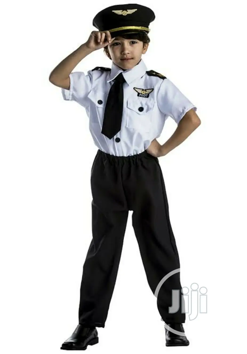 Pilot Costume for Children - Black and White