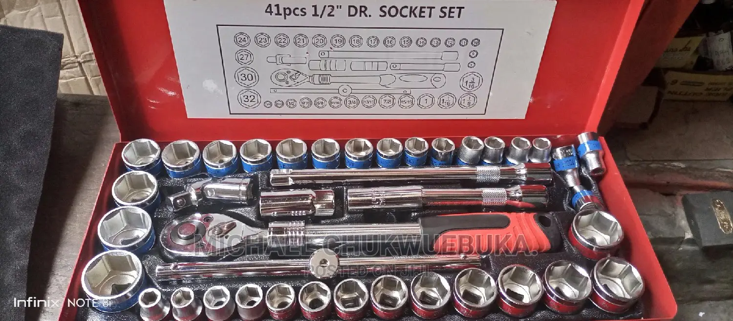 41pcs 1⁄2drive Metric Imperial Sockets Set