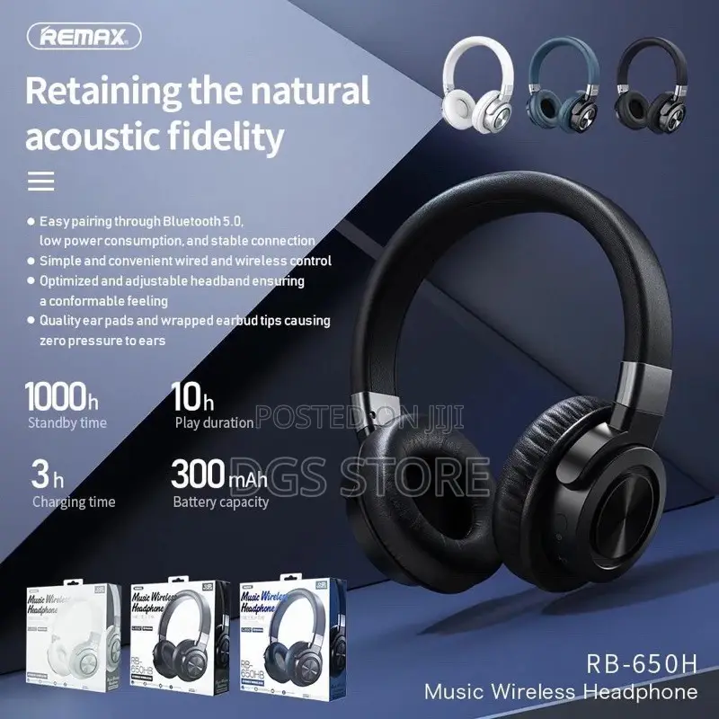 Remax Rb 650HB Bluetooth Headphone