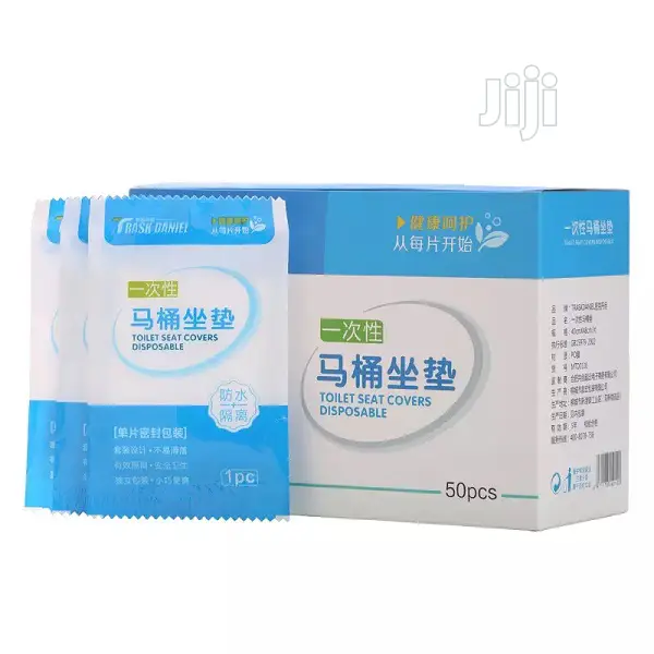 6pc Disposable Waterproof Toilet Seat Cover