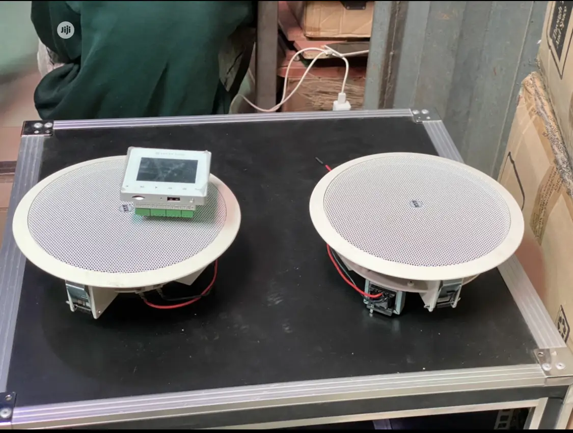 2 Set of Ceiling Speaker and 1 Bluetooth Keypad
